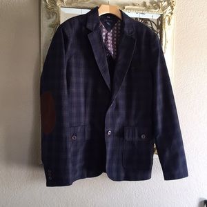 Tommy Hilfiger NWOT cotton plaid sport coat. Sz XL